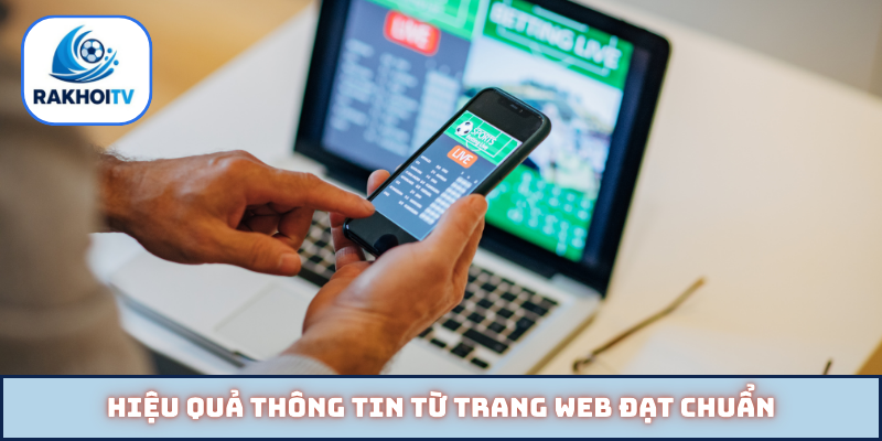 Hiệu quả thông tin từ trang web đạt chuẩn