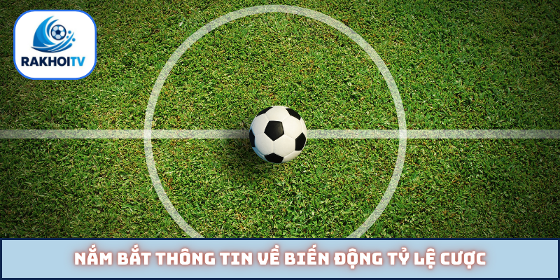 Nắm bắt thông tin về biến động tỷ lệ cược